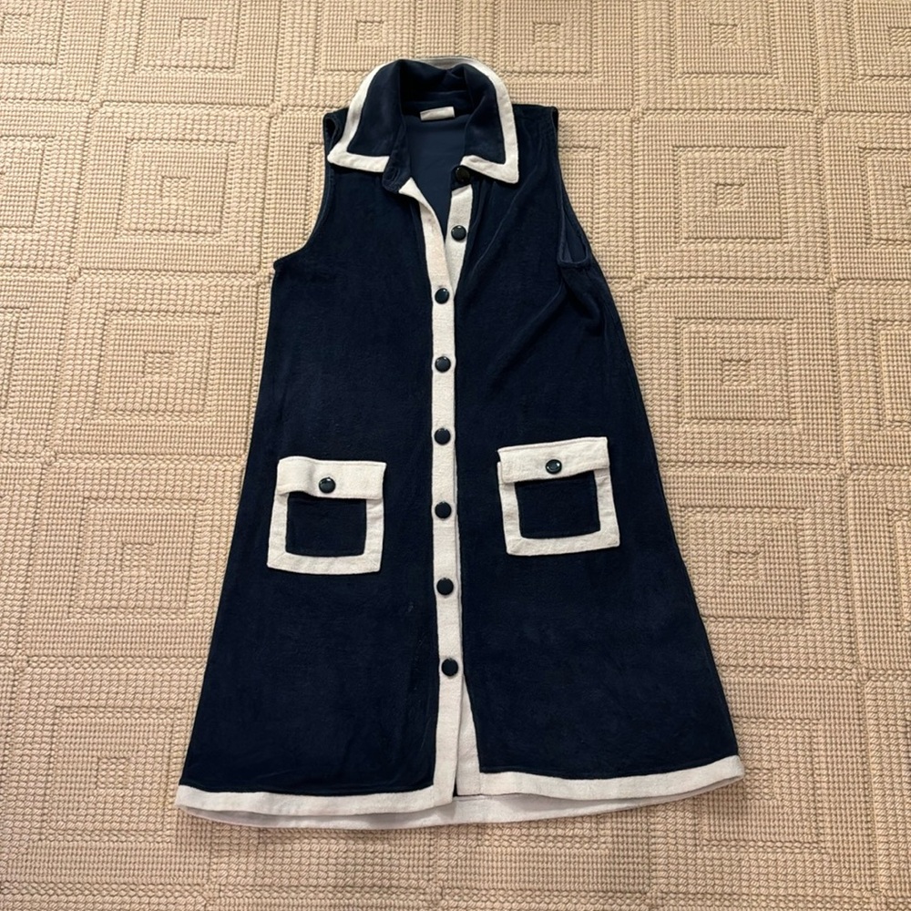 Atlantic Pacific x LAKE Terry cloth dress